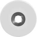 GPF Ronde click rozet 50x8mm wit