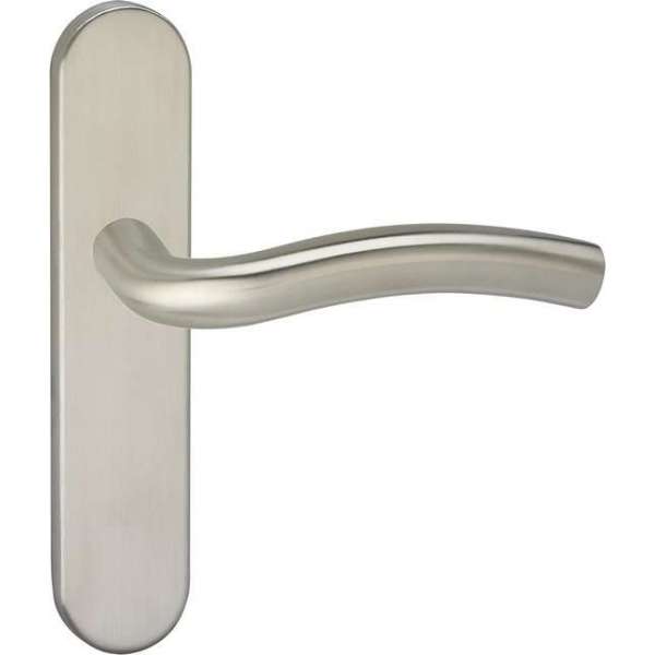 Impresso Conway Deurklink – Deurbeslag – Ovaal – Deurschild – Zilver Impresso Conway Deurklink – Deurbeslag – Ovaal – Deurschild – Zilver