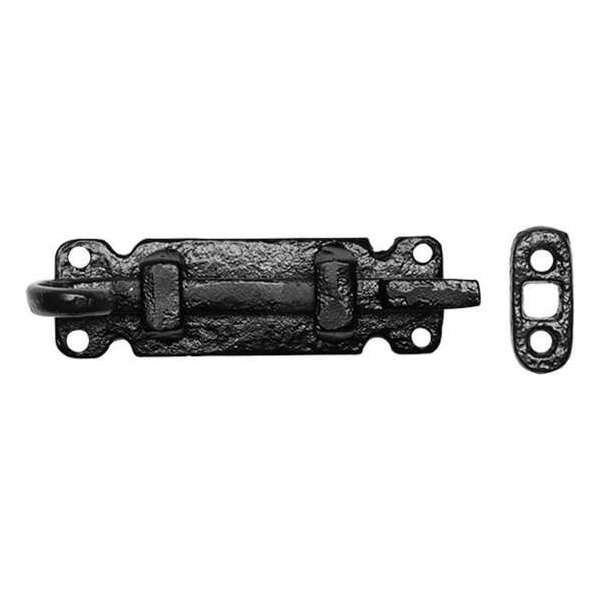 Kirkpatrick Deurschuif met bocht 101x25mm smeedijzer zwart Kirkpatrick Deurschuif met bocht 101x25mm smeedijzer zwart