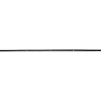 schuifdeurrails 220 cm zwart
