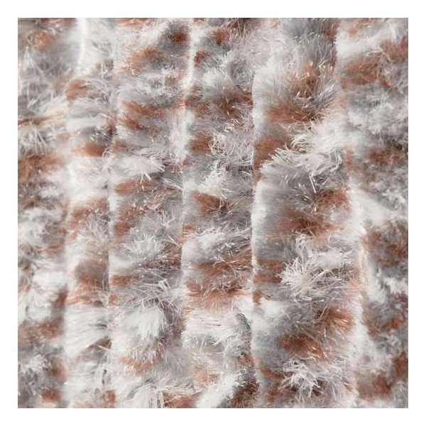 Kattenstaartgordijn 90x220 gr/br/wit Kattenstaartgordijn 90x220 gr/br/wit