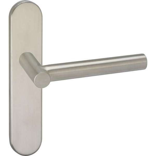 Impresso Alton Deurklink – Deurbeslag – Ovaal – Deurschild – Zilver Impresso Alton Deurklink – Deurbeslag – Ovaal – Deurschild – Zilver
