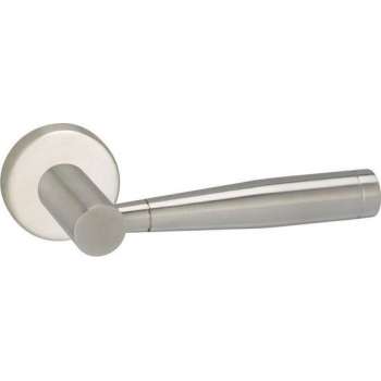 Impresso Retford Deurklink – Deurbeslag – Rond – Rozet – Zilver