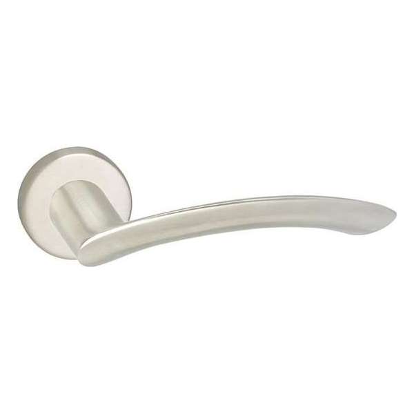 Impresso Watton Deurklink – Deurbeslag – Rond – Rozet – Zilver Impresso Watton Deurklink – Deurbeslag – Rond – Rozet – Zilver