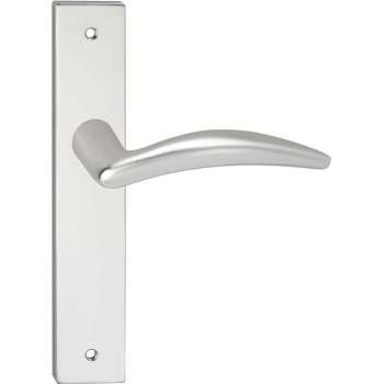 Impresso Windsor Deurklink – Deurbeslag – Vierkant – Deurschild met Schroef – Aluminium