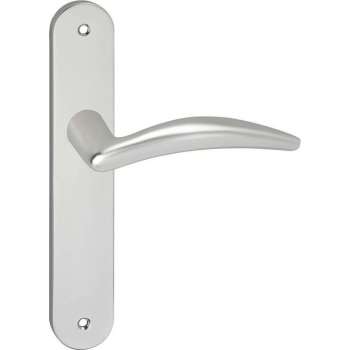 Impresso Windsor Deurklink – Deurbeslag – Ovaal – Deurschild met Schroef – Aluminium