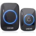 Sworks Draadloze Deurbel met 2 Ontvangers - Plug & Play - 150 Meter