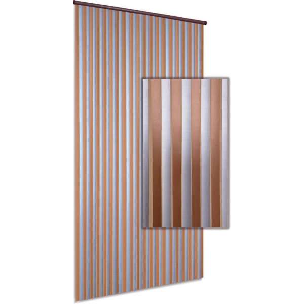 Vliegengordijn/deurgordijn Linten High Quality - zilver/goud 90x220cm Vliegengordijn/deurgordijn Linten High Quality - zilver/goud 90x220cm