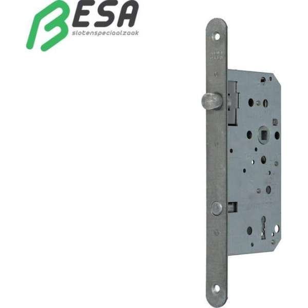 Dyla 1022: Binnendeurslot 110/50 met ronde schoten Voorplaat: 22mm Afgerond Dyla 1022: Binnendeurslot 110/50 met ronde schoten Voorplaat: 22mm Afgerond