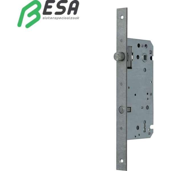 Dyla 1022: Binnendeurslot 110/50 met ronde schoten Voorplaat: 22mm Recht Dyla 1022: Binnendeurslot 110/50 met ronde schoten Voorplaat: 22mm Recht