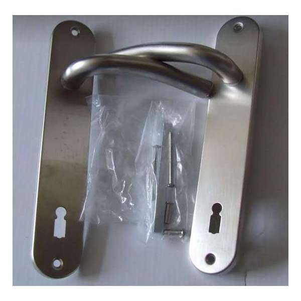 Urfic decoratieve deurklink RVS asgat 195 mm Urfic decoratieve deurklink RVS asgat 195 mm