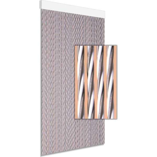 DEGOR Dara - Vliegengordijn/deurgordijn - 60x190 cm - Taupe DEGOR Dara - Vliegengordijn/deurgordijn - 60x190 cm - Taupe
