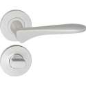 Impresso Watford Deurklink – Deurbeslag – Rond – Rozet met Toiletsluiting – Aluminium