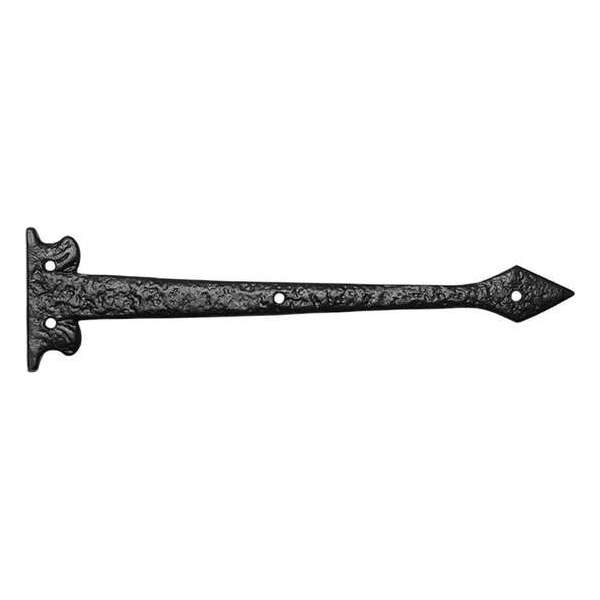 Kirkpatrick Sierheng 349x92mm smeedijzer zwart Kirkpatrick Sierheng 349x92mm smeedijzer zwart