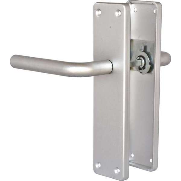 AMIG Deurklink op Schild – Terugslagveer – Geanodiseerd Aluminium AMIG Deurklink op Schild – Terugslagveer – Geanodiseerd Aluminium