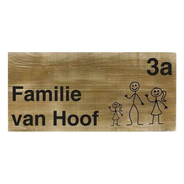 Naambordje Steigerhout | Legno-Line 30x14 cm Naambordje Steigerhout | Legno-Line 30x14 cm