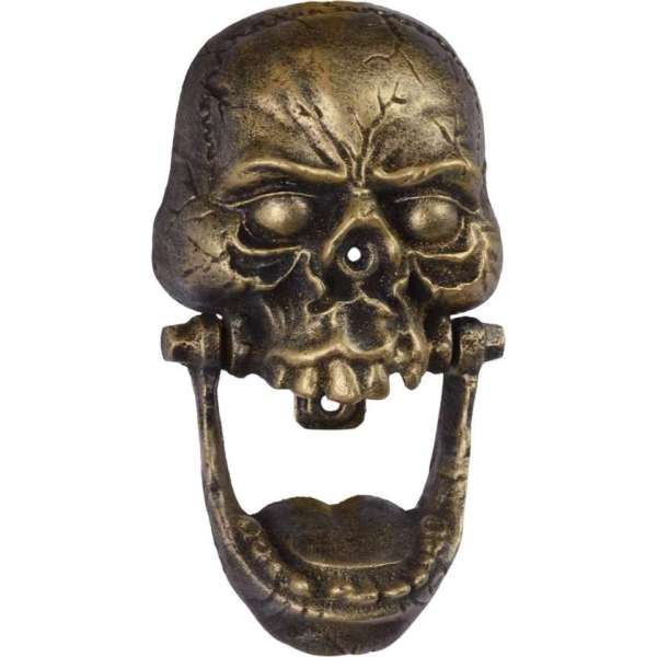 Gietijzeren Deurklopper Skelet Gietijzeren Deurklopper Skelet