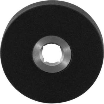 GPF Ronde click rozet 50x8mm zwart