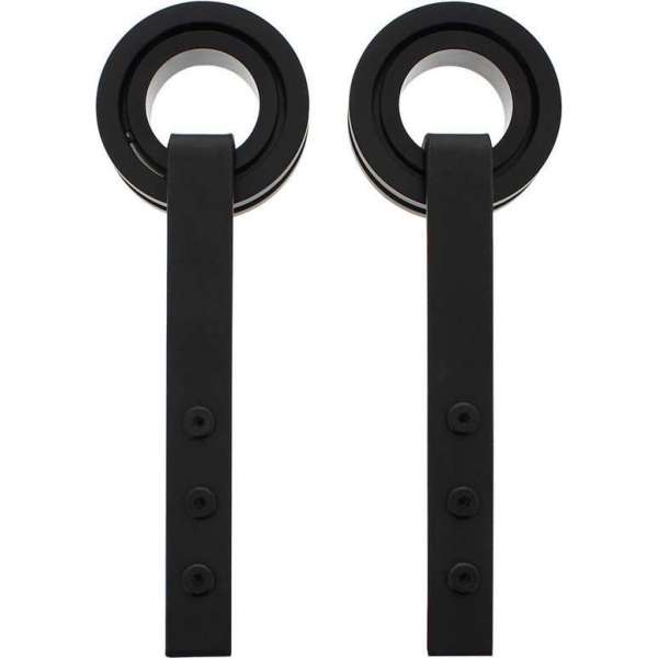 Intersteel Set van 2 hangrollen Modern 255 mm mat zwart Intersteel Set van 2 hangrollen Modern 255 mm mat zwart
