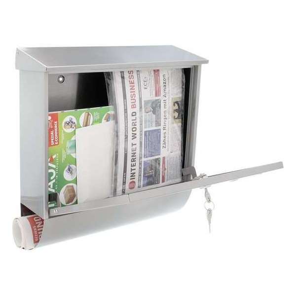 Rottner Brievenbus Expo RVS|41x38,5x12cm| Rottner Brievenbus Expo RVS|41x38,5x12cm|