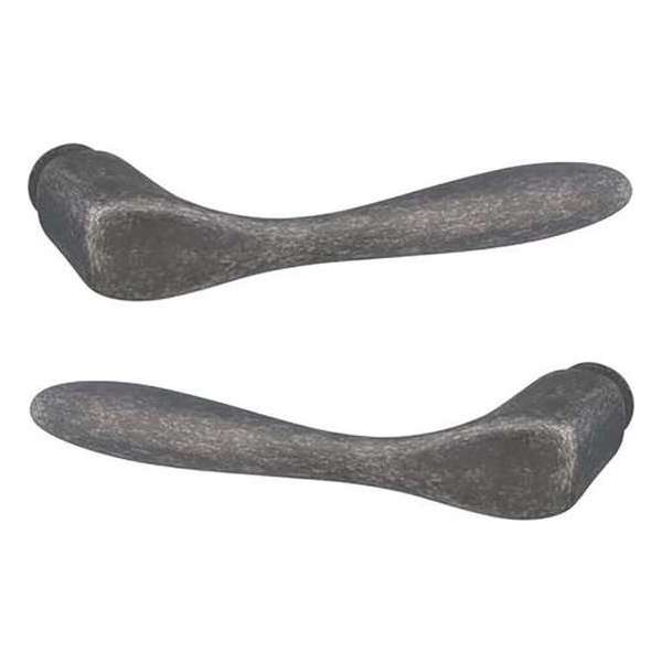 IMPRESSO deurklink | serie " Carlow " | verouderd messing | massieve deurklinkset | voor deuren van 38 tot 45 mm dik IMPRESSO deurklink | serie " Carlow " | verouderd messing | massieve deurklinkset | voor deuren van 38 tot 45 mm dik