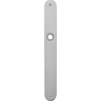 GPF Plaatschild afgerond zonder veer 240x30x2mm blind