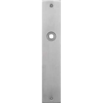GPF Plaatschild rechthoekig zonder veer 220x40x2mm WC72/8 normale knop