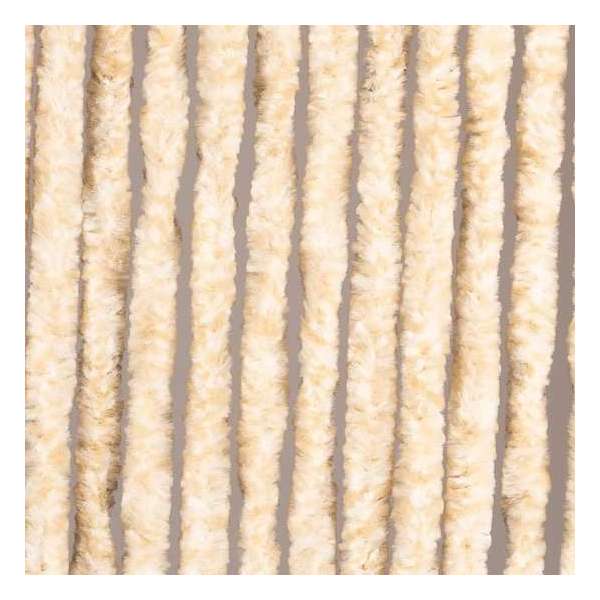 Luxe Kattenstaart Vliegengordijn - 100 x 220cm - Wit/Beige Mix Luxe Kattenstaart Vliegengordijn - 100 x 220cm - Wit/Beige Mix