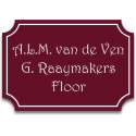 Naambordje Plexiglas Roma | Classico-Line, donkerrood 26x18 cm