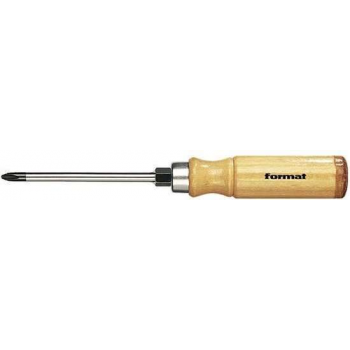 Schroevendraaiers met houten heft Speciaal staal PH 3 FORMAT