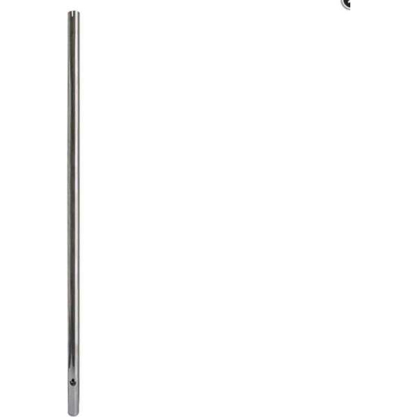 Brievenbuspaal enkel inox 150cm Brievenbuspaal enkel inox 150cm