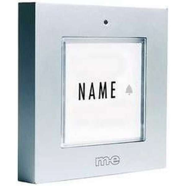 m-e modern-electronics 41272 Zender voor Draadloze deurbel Met naambord m-e modern-electronics 41272 Zender voor Draadloze deurbel Met naambord