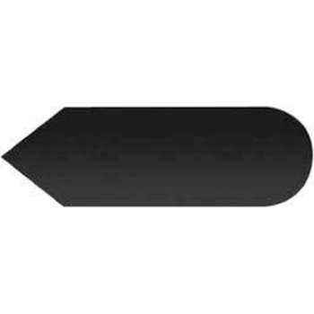 Self adhesive black coated stainless steel Pictogram for door mark arrow