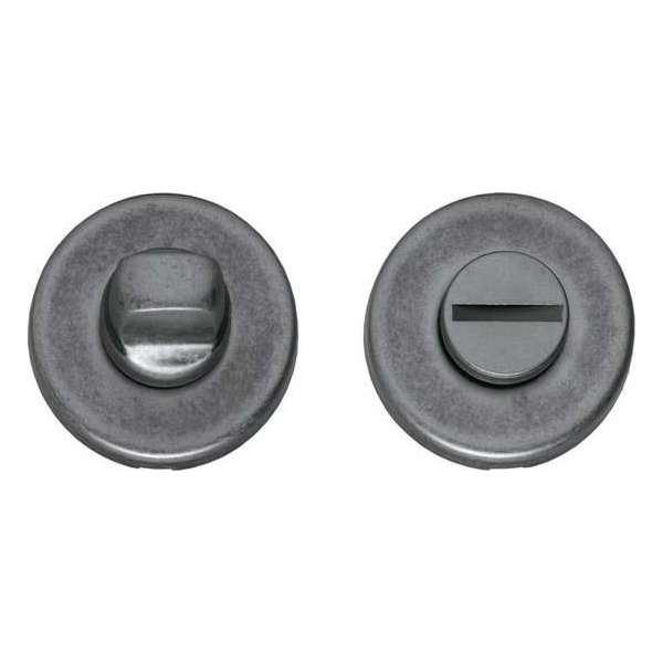Intersteel Rozet toilet-/badkamersluiting oud grijs Intersteel Rozet toilet-/badkamersluiting oud grijs