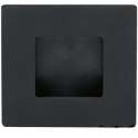 Austria - Forza - Schuifdeurkom - ID 1402 -Vierkant-  50X50X12MM - mat zwart