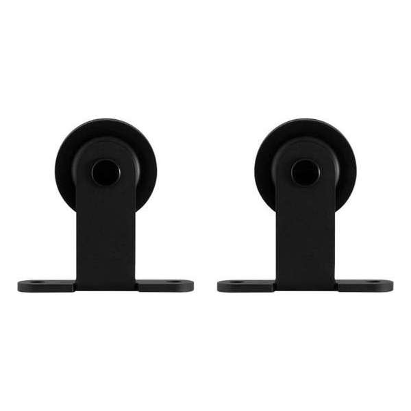 GPF Schuifdeurhanger set Osa zwart t.b.v. extra deur GPF Schuifdeurhanger set Osa zwart t.b.v. extra deur