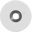 GPF Ronde click rozet 50x6mm wit