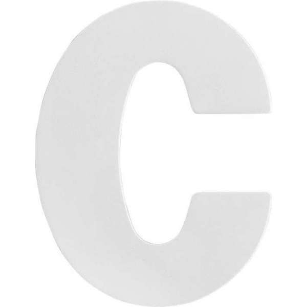 GPF Letter C/ 110mm wit GPF Letter C/ 110mm wit