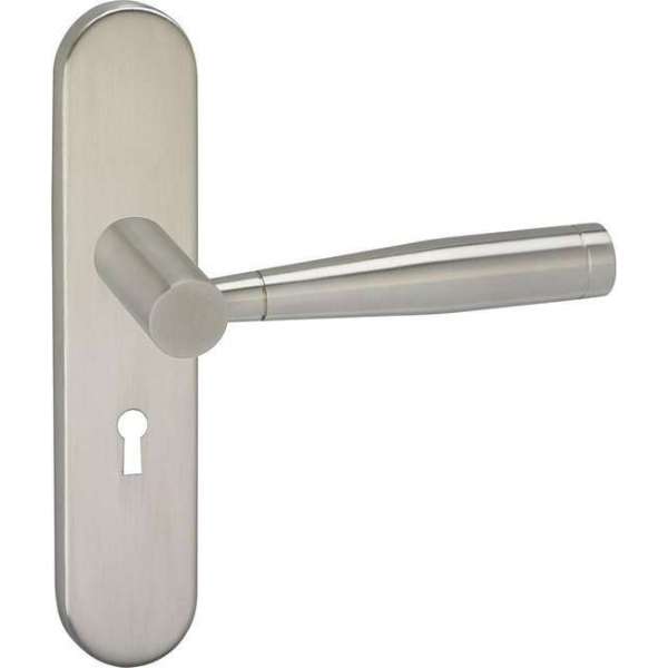 Impresso Retford Deurklink – Deurbeslag – Ovaal – Deurschild met Sleutelgat – Zilver Impresso Retford Deurklink – Deurbeslag – Ovaal – Deurschild met Sleutelgat – Zilver