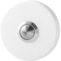 GPF8827.49 deurbel met RVS button rond 50x8mm wit