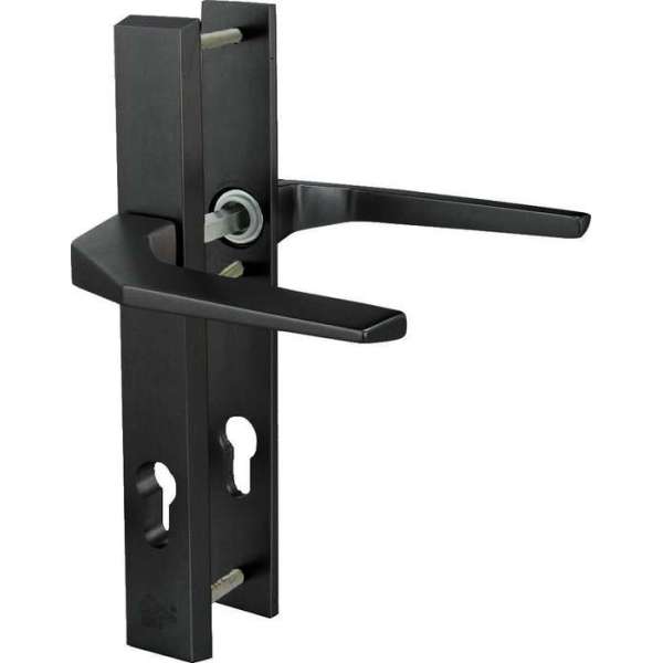 Besa Veiligheidsbeslag smal 97,3 kruk-kruk Zwart SKG*** Besa Veiligheidsbeslag smal 97,3 kruk-kruk Zwart SKG***