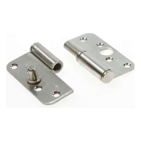 Axa Veiligheidskogelstiftpaumelle RVS ronde hoeken links 89 x 89 x 3mm SKG*** 1203-35-81/V4E Axa Veiligheidskogelstiftpaumelle RVS ronde hoeken links 89 x 89 x 3mm SKG*** 1203-35-81/V4E