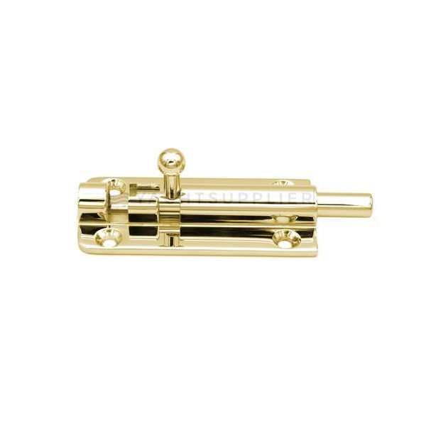 Profielgrendel inclusief sluitbeugel - Messing gepolijst - 75x34mm - 8mm stift - S&B 242104.4 Profielgrendel inclusief sluitbeugel - Messing gepolijst - 75x34mm - 8mm stift - S&B 242104.4