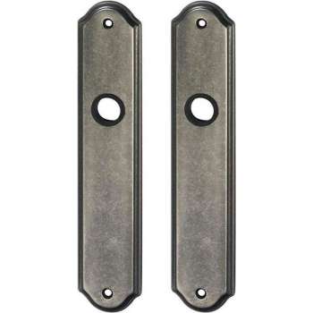 IMPRESSO deurschilden set | serie "Dundee" | oud grijs | 46 x 228 mm | langschild