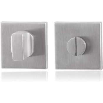GPF Toiletgarnituur vierkant 50x50x8mm stift 5mm grote knop