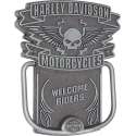 Harley-Davidson Winged Skull Deur Klopper