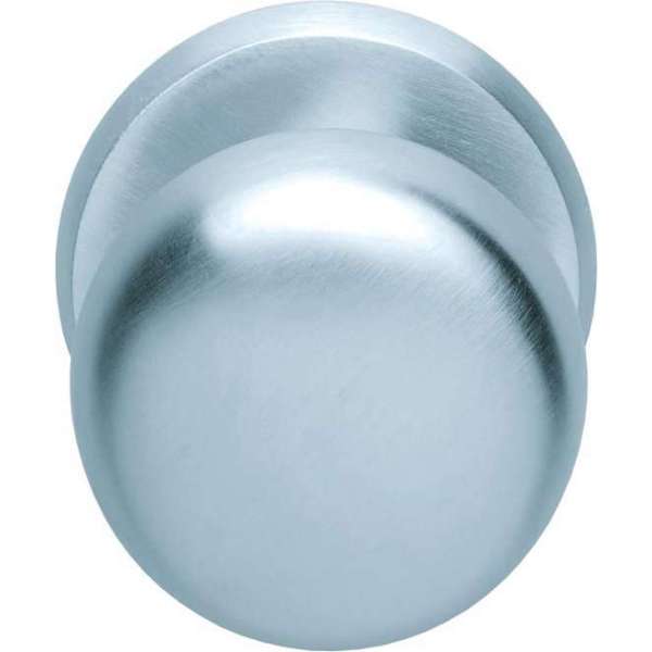 Intersteel Voordeurknop zwaar chroom mat Intersteel Voordeurknop zwaar chroom mat