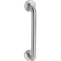 Intersteel Deurgreep op rond rozet 395 mm rvs geborsteld
