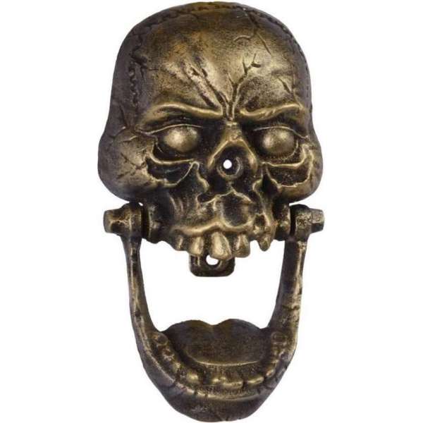 MadDeco - Gietijzeren deurklopper doodshoofd / schedel