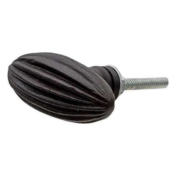 Clayre & Eef Deurknop Set van 4 2*4*5 cm Zwart Ijzer Meubelknop Clayre & Eef Deurknop Set van 4 2*4*5 cm Zwart Ijzer Meubelknop